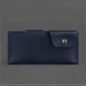 Місткий шкіряний гаманець темно-синього кольору BlankNote (12600) - 3