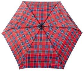 Женский зонт Incognito-4 L412 Royal Stewart (механика, складной, красный в клетку) 93938