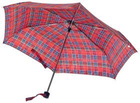 Женский зонт Incognito-4 L412 Royal Stewart (механика, складной, красный в клетку) 93938