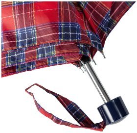 Женский зонт Incognito-4 L412 Royal Stewart (механика, складной, красный в клетку) 93938