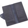 Шкіряний гаманець синього кольору з відділенням для дрібниці - ST Leather (18002) - 4