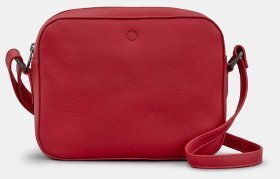 Сумка кожаная женская кросс-боди в красном цвете Yoshi Belmont (Cherry Red) 94438