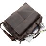Большая мужская сумка-портфель из винтажной кожи с ручками SHVIGEL (11119) - 3