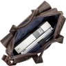 Велика чоловіча сумка-портфель із вінтажної шкіри з ручками SHVIGEL (11119) - 5