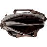 Вместительная сумка-трансформер серого цвета из текстиля Vintage (20151) - 5