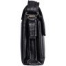 Наплічна сумка чорного кольору з натуральної шкіри Desisan (1354-01) - 2