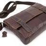 Вінтажна сумка-месенджер коричневого кольору KLEVENT (11532) - 9
