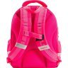 Рожевий дівчачий текстильний рюкзак для школи з принтом Bagland Butterfly 55638 - 3