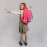 Розовый девчачий текстильный рюкзак для школы с принтом Bagland Butterfly 55638 - 5