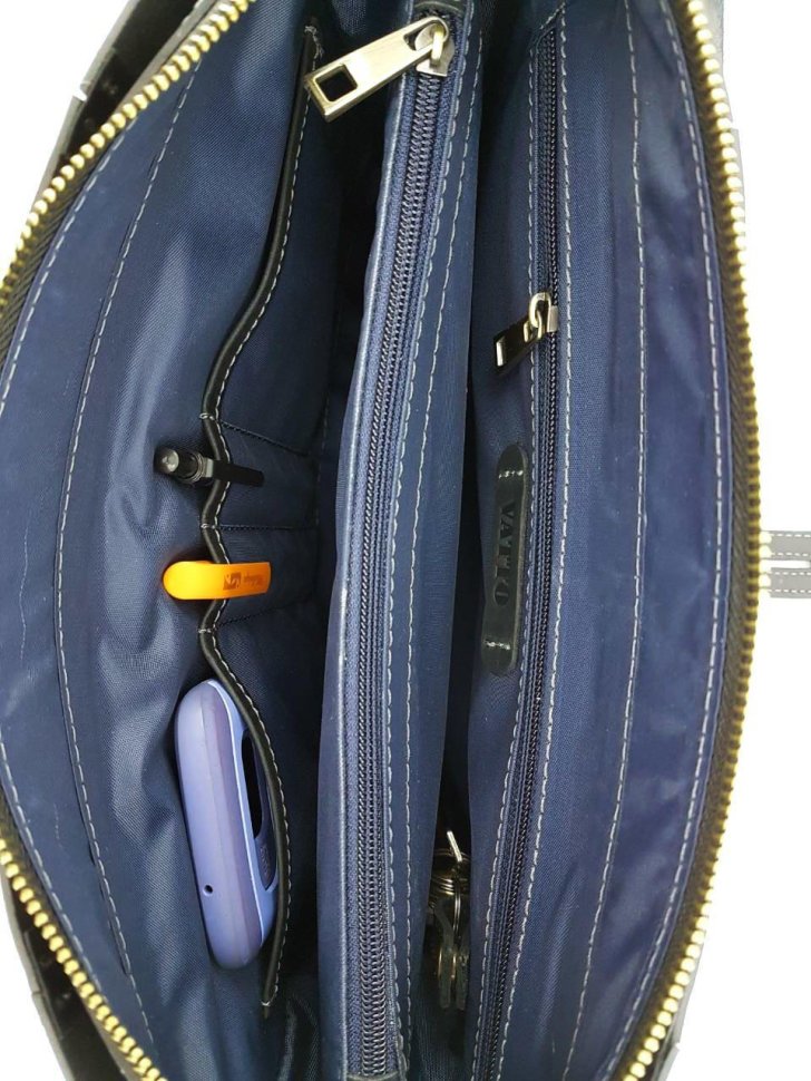 Горизонтальная сумка синего цвета с клапаном VATTO (11780)
