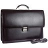 Классический повседневный мужской портфель из натуральной кожи флотар коричневого цвета Desisan 106938 с плечевым ремнем modnotak фото - 2