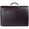 Классический повседневный мужской портфель из натуральной кожи флотар коричневого цвета Desisan 106938 с плечевым ремнем modnotak фото - 3
