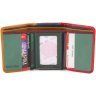 Різнобарвний жіночий гаманець із натуральної шкіри на магніті ST Leather 1767238 - 2