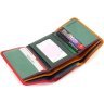 Різнобарвний жіночий гаманець із натуральної шкіри на магніті ST Leather 1767238 - 7