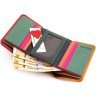 Разноцветный женский кошелек из натуральной кожи на магните ST Leather 1767238 - 8
