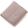 Темно-розовый женский кошелек маленького размера из натуральной кожи на магните ST Leather 1767338 - 3