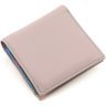 Темно-розовый женский кошелек маленького размера из натуральной кожи на магните ST Leather 1767338 - 4