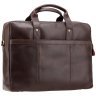 Добротный мужской портфель из натуральной кожи коричневого цвета Visconti Anderson 77338 - 3