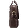 Добротний чоловічий портфель із натуральної шкіри коричневого кольору Visconti Anderson 77338 - 4