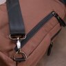Коричневая мужская сумка-слинг через плечо из нейлона Vintage (20634) - 10