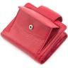 Маленький женский кошелек красного цвета ST Leather (16379) - 5