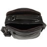 Мужская сумка-барсетка из натуральной черной кожи на две молнии Tiding Bag 77538 modnotak фото - 7