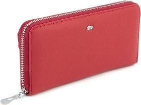 Червоний жіночий гаманець великого розміру ST Leather (16660) Уцінка! 