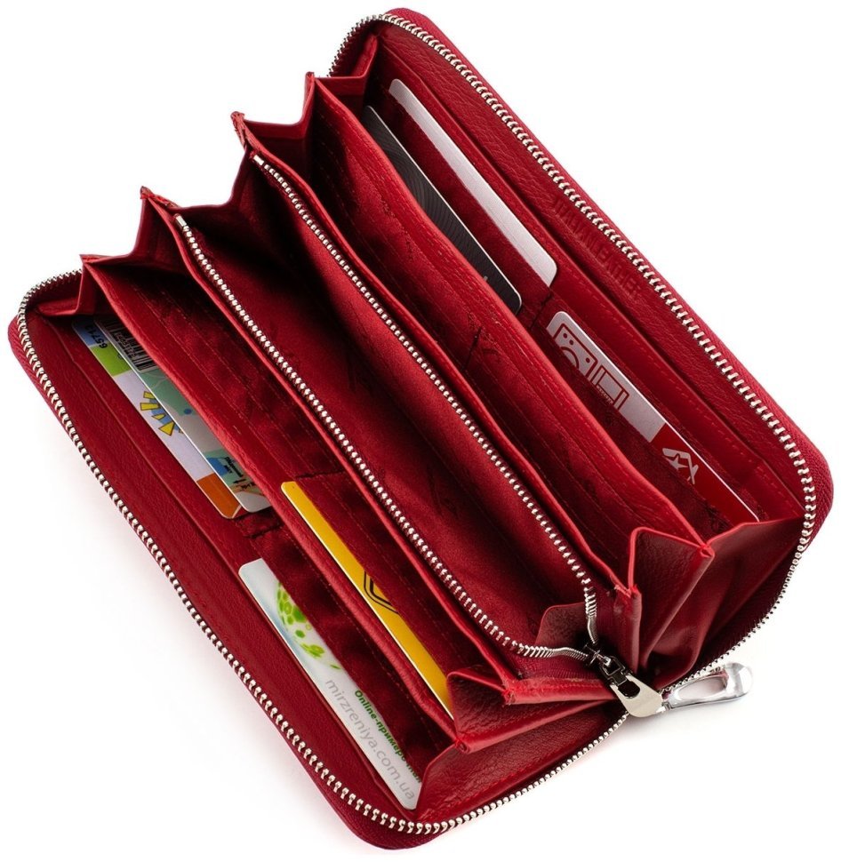 Червоний жіночий гаманець великого розміру ST Leather (16660) modnotak фото №2