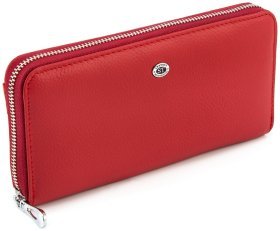 Красный женский кошелек большого размера ST Leather (16660) 