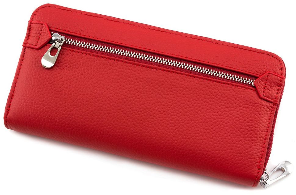 Красный женский кошелек большого размера ST Leather (16660) 