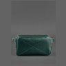 Женская поясная сумка из натуральной кожи зеленого цвета BlankNote Dropbag Maxi 78838 - 1