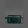Женская поясная сумка из натуральной кожи зеленого цвета BlankNote Dropbag Maxi 78838 - 4