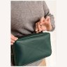 Женская поясная сумка из натуральной кожи зеленого цвета BlankNote Dropbag Maxi 78838 - 9