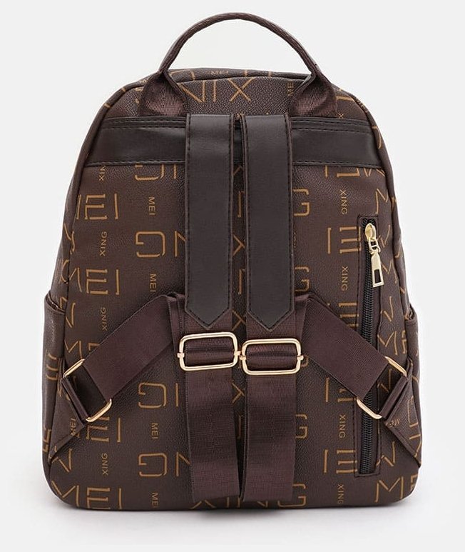 Практичный женский рюкзак коричневого цвета Monsen 88838 modnotak фото №3