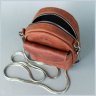Женская кожаная винтажная мини-сумка коньячного цвета BlankNote Kroha 79038 - 8