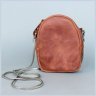 Жіноча шкіряна вінтажна міні-сумка коньячного кольору BlankNote Kroha 79038 - 9