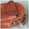 Женская кожаная винтажная мини-сумка коньячного цвета BlankNote Kroha 79038 - 10