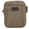 Зелена чоловіча сумка на плече із щільного текстилю Monsen 71539 - 1