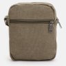 Зелена чоловіча сумка на плече із щільного текстилю Monsen 71539 - 3