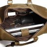 Вместительная дорожная сумка из винтажной кожи Crazy Horse VINTAGE STYLE (14050) - 6