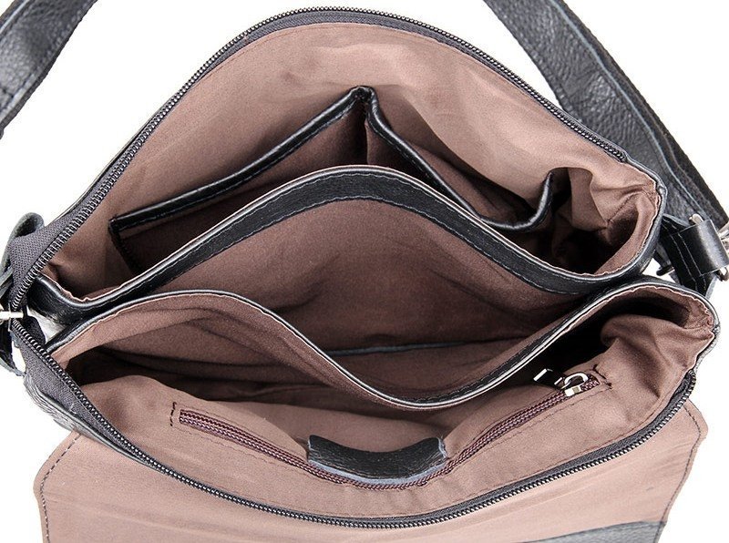Горизонтальная мужская сумка через плечо и с ремешком на запястье VINTAGE STYLE (14409)
