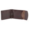 Темно-коричневий недорогий затиск для грошей ST Leather (16846) - 2