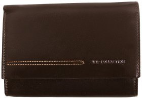 Коричневый женский кошелек London из натуральной кожи Vip Collection 102539