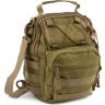 Чоловіча текстильна тактична сумка з однією лямкою - MILITARY STYLE (21963) - 3