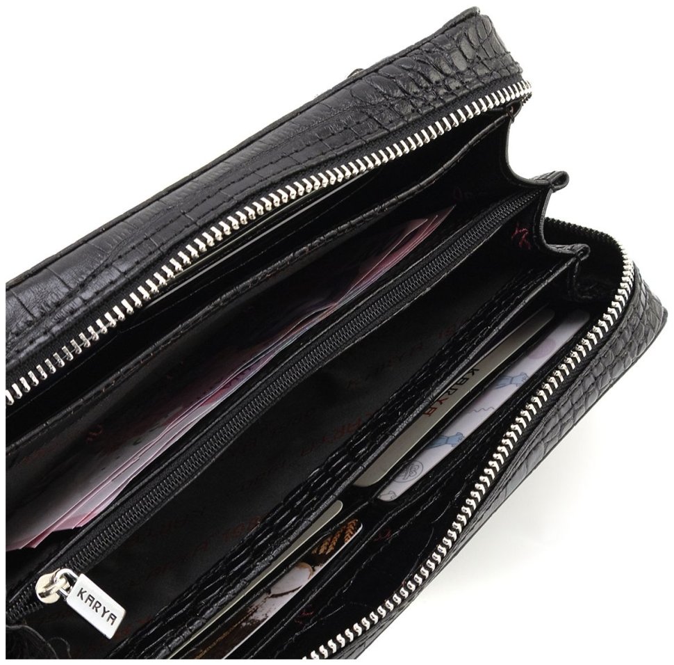 Фирменная мужская барсетка - клатч из натуральной кожи с тиснением крокодила Karya (Турция) (10512) фото №11 Фирменная мужская барсетка - клатч из натуральной кожи с тиснением крокодила Karya (Турция) (10512) modnotak фото №11