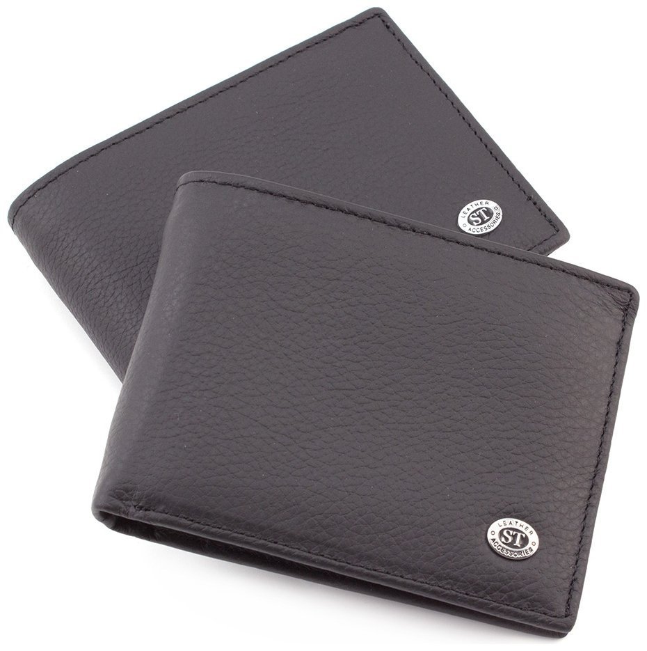 Мужское кожаное портмоне среднего размера ST Leather (18155) modnotak фото №1