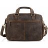 Деловая мужская сумка для ноутбука из натуральной кожи в стиле винтаж Tiding Bag (15740) - 3