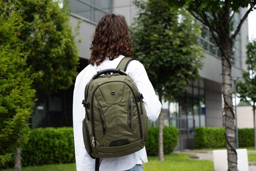 Рюкзак на каждый день с объемом 30 литров и отсеком для ноутбука до 16" 2Е Ultimate SmartPack 103539 зеленого цвета фото №2 Рюкзак на каждый день с объемом 30 литров и отсеком для ноутбука до 16" 2Е Ultimate SmartPack 103539 зеленого цвета modnotak фото №2