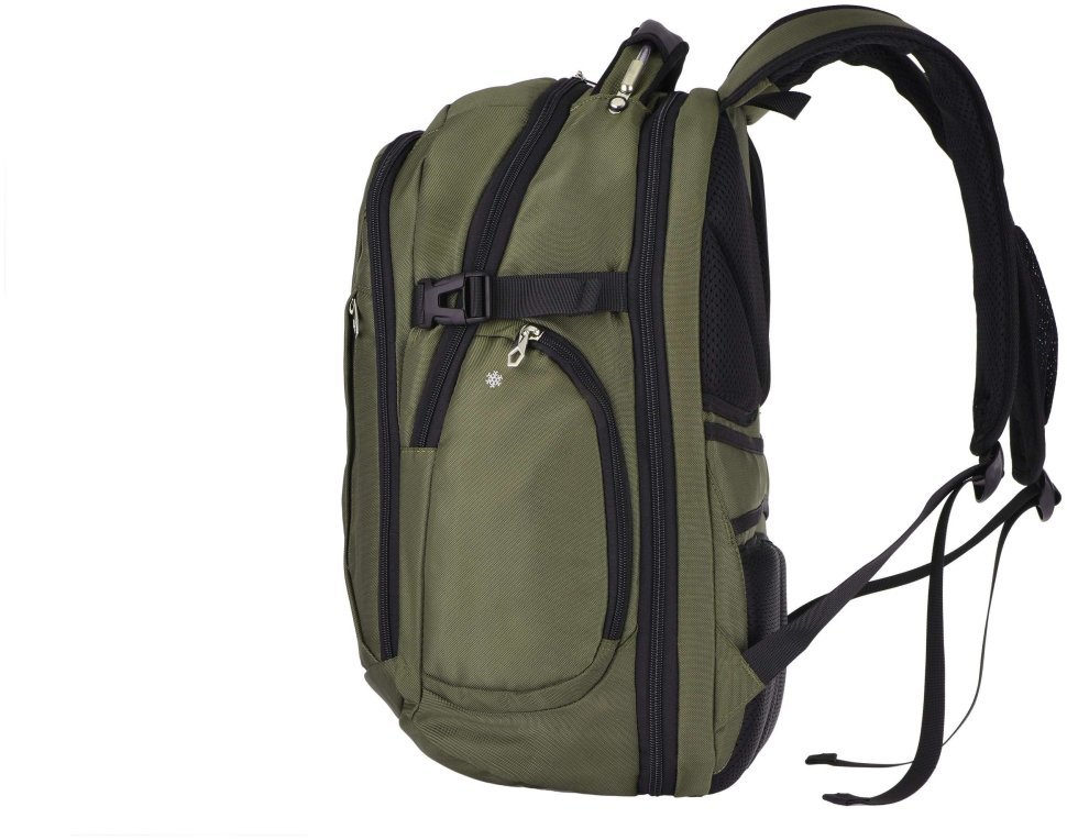 Рюкзак на каждый день с объемом 30 литров и отсеком для ноутбука до 16" 2Е Ultimate SmartPack 103539 зеленого цвета фото №5 Рюкзак на каждый день с объемом 30 литров и отсеком для ноутбука до 16" 2Е Ultimate SmartPack 103539 зеленого цвета modnotak фото №5