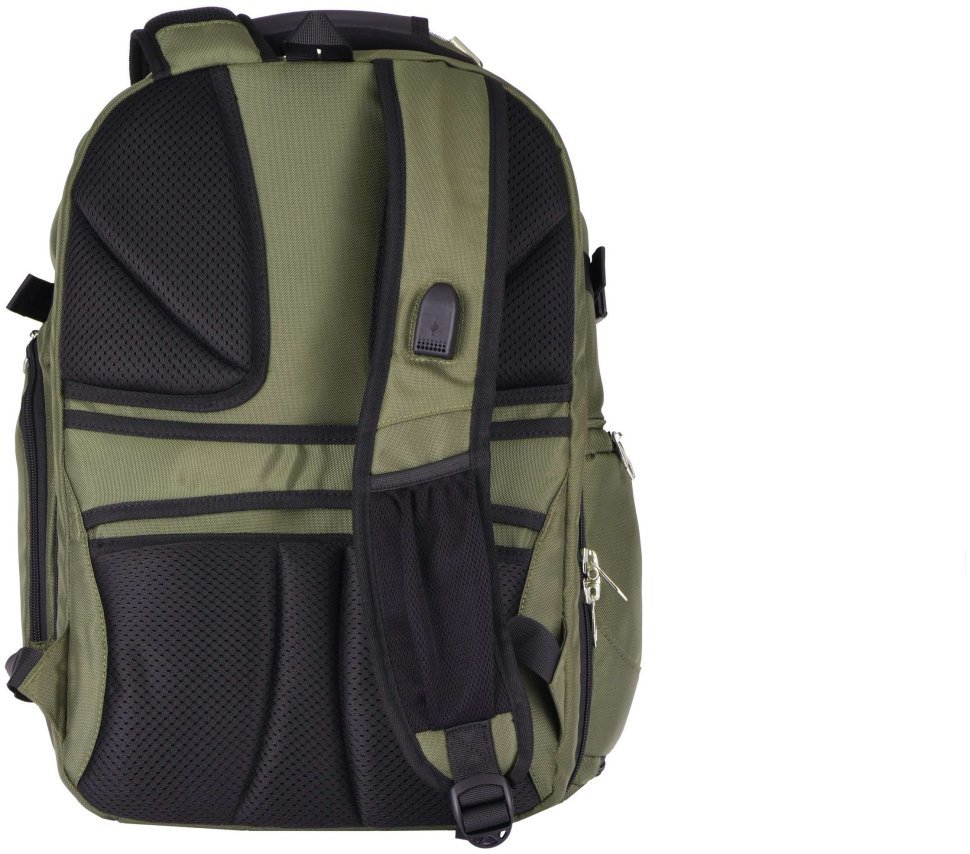 Рюкзак на каждый день с объемом 30 литров и отсеком для ноутбука до 16" 2Е Ultimate SmartPack 103539 зеленого цвета фото №6 Рюкзак на каждый день с объемом 30 литров и отсеком для ноутбука до 16" 2Е Ultimate SmartPack 103539 зеленого цвета modnotak фото №6
